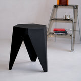 Leongatha puzzle stool black in a modern kitchen