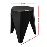 Safety Beach Puzzle Stool, Black 4pcs