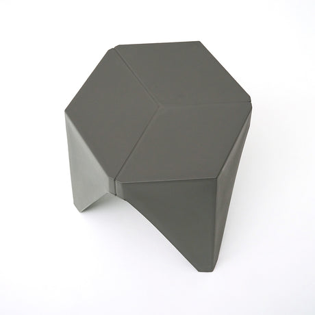 Two Artiss grey puzzle stools in contemporary space — Allure Home Collections