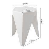 Safety Beach Puzzle Stool, White 2pcs