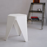 Leongatha puzzle stool white in a modern kitchen
