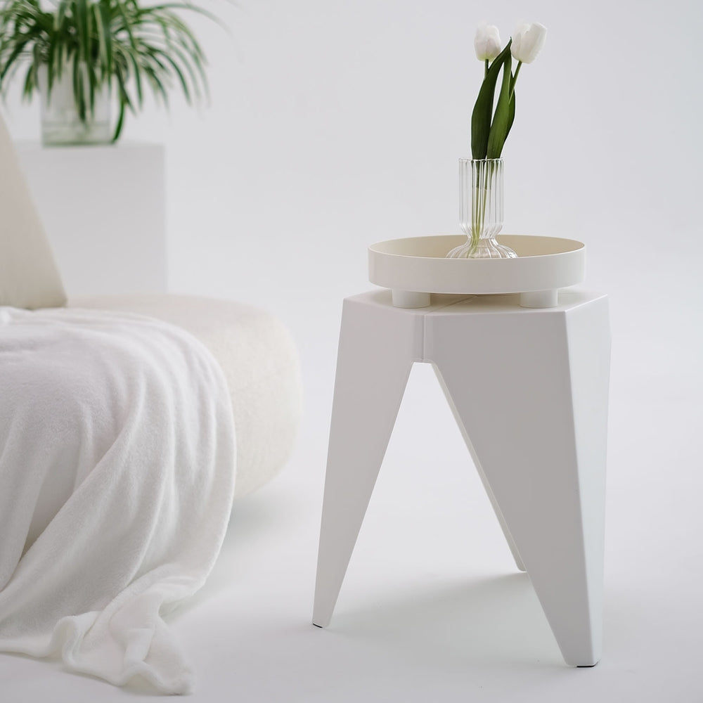 Safety Beach Puzzle Stool, White 4pcs