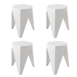 Safety Beach Puzzle Stool, White 4pcs
