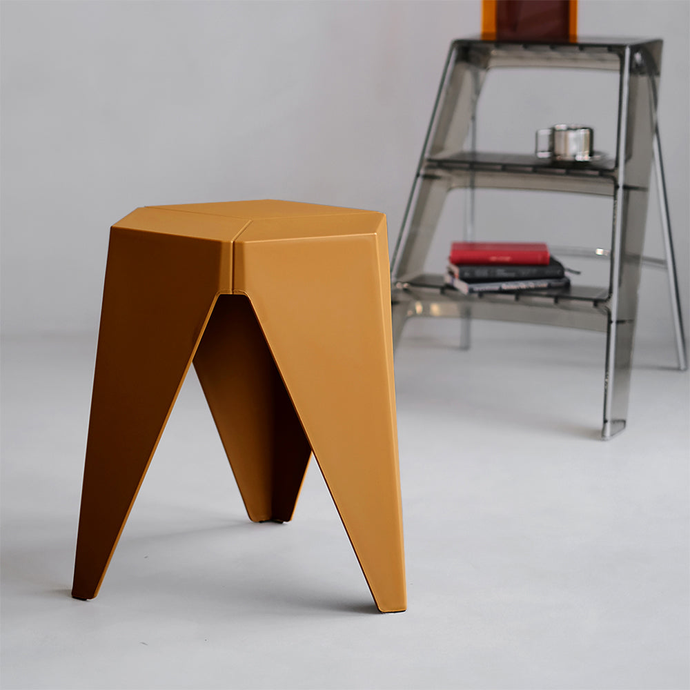 Artiss puzzle stools stacked showing compact storage — Allure Home Collections