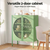 Glossop 2 Door Buffet Sideboard, Green 2pcs
