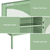 Glossop 2 Door Buffet Sideboard, Green 2pcs