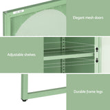 Red Cliffs 2 Door Buffet Sideboard, Green 2pcs