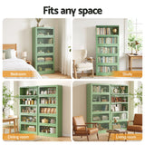 Loveday Buffet Sideboard, Light Green 2pcs