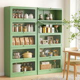Loveday Buffet Sideboard, Light Green 2pcs
