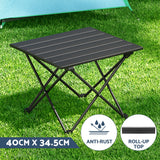Hermannsburg Folding Camp Table and Chair Set 3pcs, Red