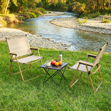 Hermannsburg Folding Camp Table and Chair Set 3pcs, Red