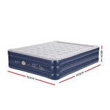 Minnewanka Queen Air Mattress, USB Pump Raised 46cm