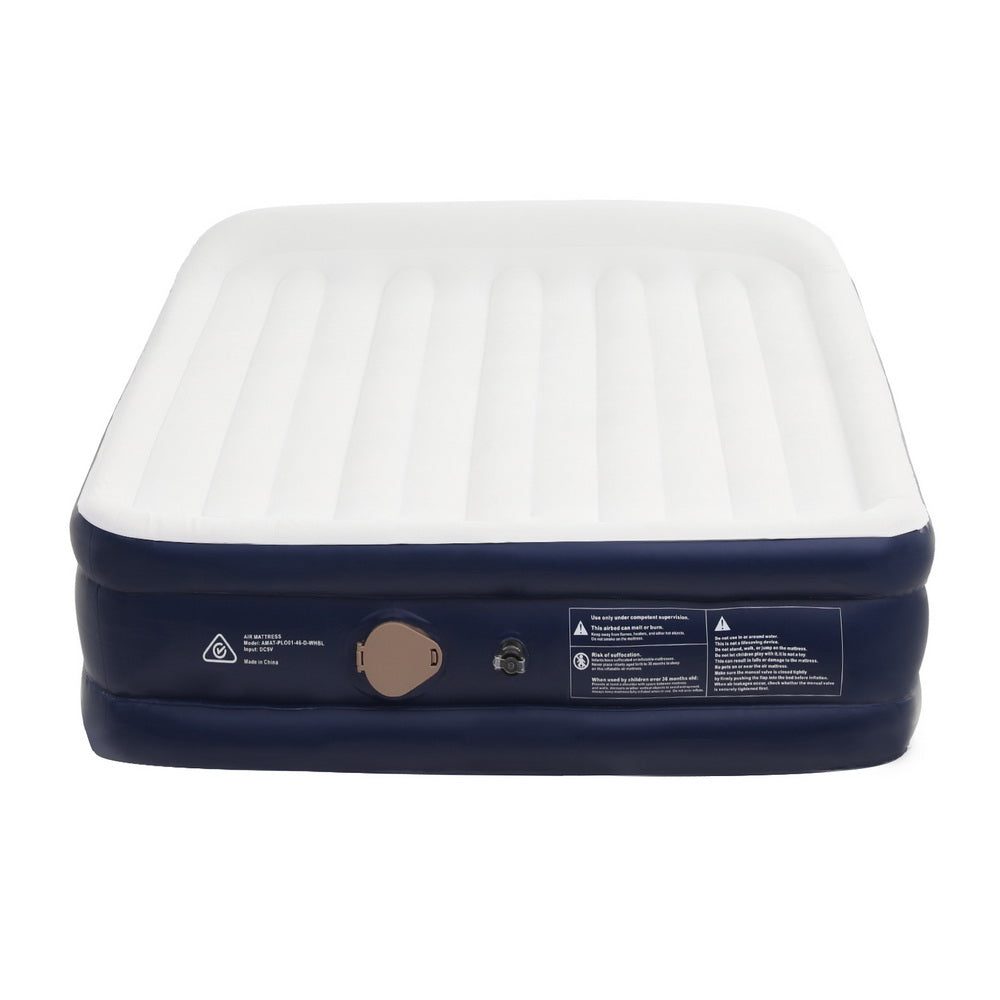 Larch Double Air Mattress, Inflatable Raised 46cm