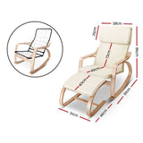 Emu Plains Rocking Chair, Beige