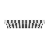 Instahut Retractable Folding Arm Awning Manual Sunshade 2.5Mx2M Grey White