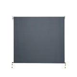 Instahut 1.5X2.5M Outdoor Blinds Awning Roll Down Canopy Retractable Outdoor Blinds Window Shade Grey