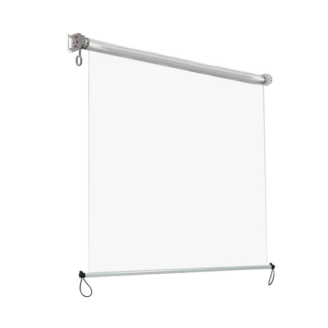 Instahut 1.5X2.4M Outdoor Blinds Clear Roll Down Awning Retractable Outdoor Blinds Water Wind Proof Transparent