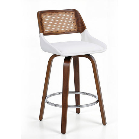 Shoreham white bar stool in a modern Australian kitchen