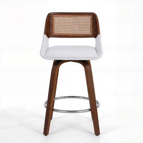 Shoreham white bar stool in a modern Australian kitchen view 3
