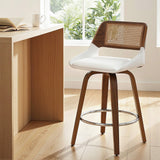 Shoreham white bar stool in a modern Australian kitchen view 11