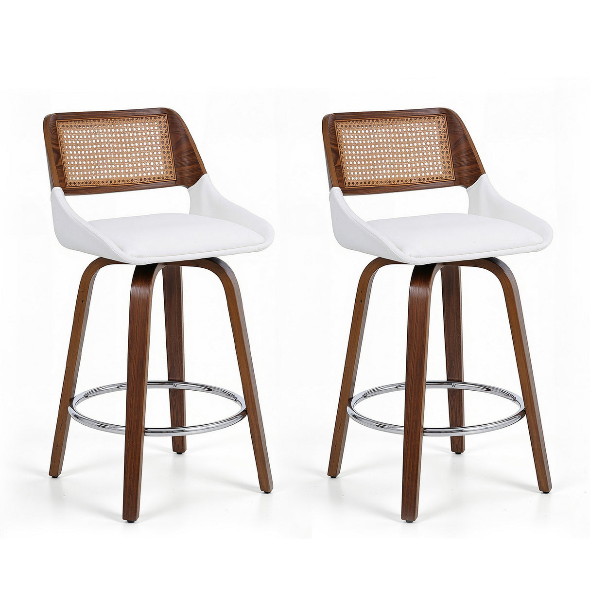 Shoreham white bar stool in a modern Australian kitchen