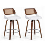 Shoreham white bar stool in a modern Australian kitchen