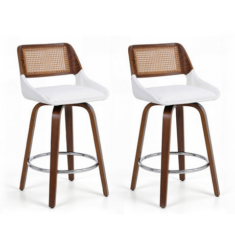 Shoreham white bar stool in a modern Australian kitchen