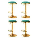 Artiss Green Velvet Padded Bar Stools