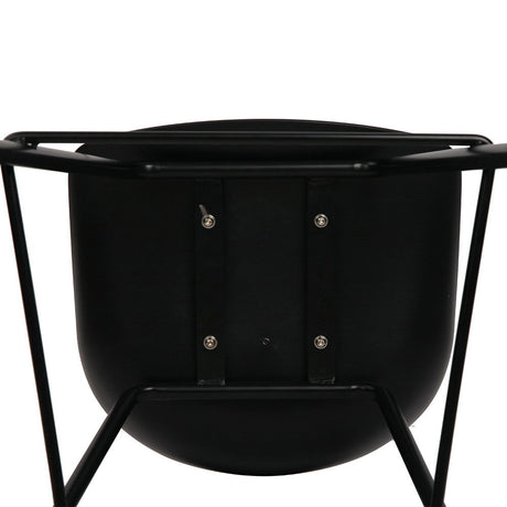 Artiss metal bar stool seat close-up — Allure Home Collections