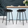 Artiss modern metal bar stools set of 2 for kitchen counter — Allure Home Collections