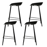 Set of 4 Artiss metal bar stools at kitchen counter — Allure Home Collections
