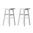 Artiss Baden white beech wood bar stools set of 2 — Allure Home Collections