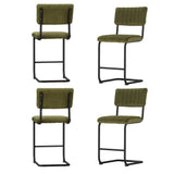 Artiss Orman bar stool seat and backrest velvet detail — Allure Home Collections