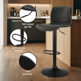 Artiss Adjustable Swivel Bar Stools Set