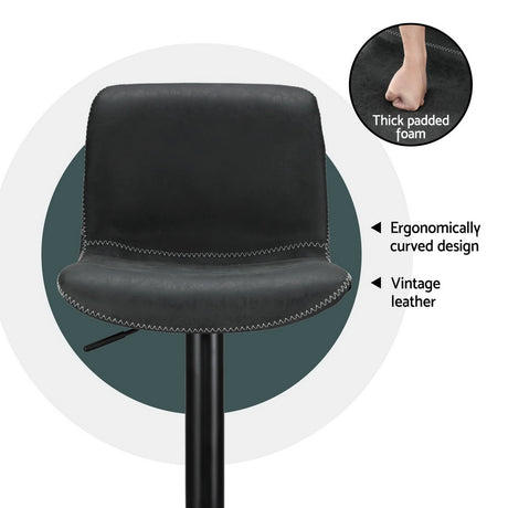 Artiss 4x Swivel Bar Stools Set