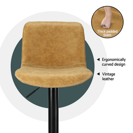 Artiss 4x Swivel Bar Stools Set
