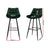 Two Artiss swivel bar stools at kitchen counter — Allure Home Collections