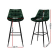 Two Artiss swivel bar stools at kitchen counter — Allure Home Collections