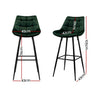 Two Artiss swivel bar stools at kitchen counter — Allure Home Collections