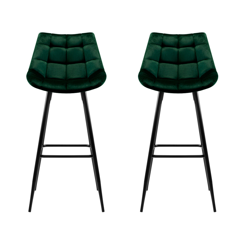 Artiss swivel bar stools set of 2 with backrest and footrest for kitchen — Allure Home Collections