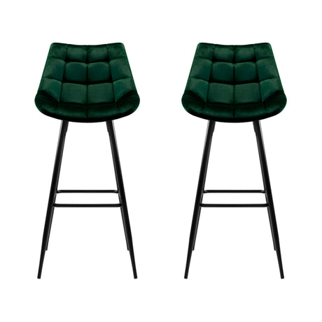 Artiss swivel bar stools set of 2 with backrest and footrest for kitchen — Allure Home Collections