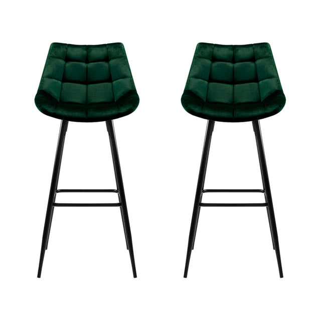 Artiss swivel bar stools set of 2 with backrest and footrest for kitchen — Allure Home Collections