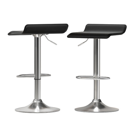 Artiss faux leather bar stool pair for kitchen dining and counter seating — Allure Home Collections