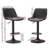 Arthurs Seat black bar stool in a modern Australian kitchen view 2