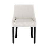 Corduroy Dining Chairs Set of 4 - Beige