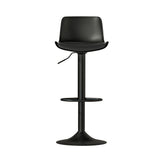Two Artiss Fynn black bar stools at kitchen counter — Allure Home Collections