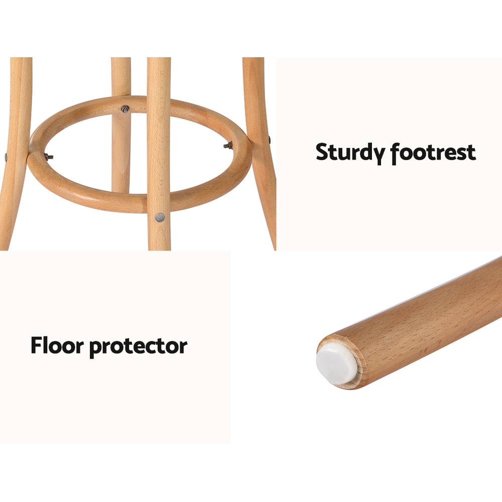 Artiss Apri bar stool in Scandi-style kitchen setting — Allure Home Collections