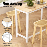 Artiss bar table and stools set styled in kitchen cafe setting — Allure Home Collections