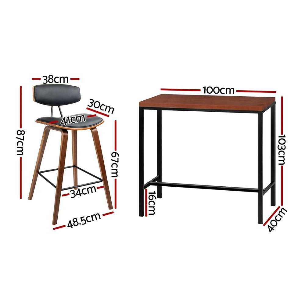 Mount Eliza 3 Piece Bar Set