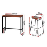 Moorooduc 3 Piece Bar Set